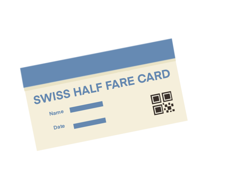 瑞士半價卡瑞士半價卡Swiss Half Fare Card