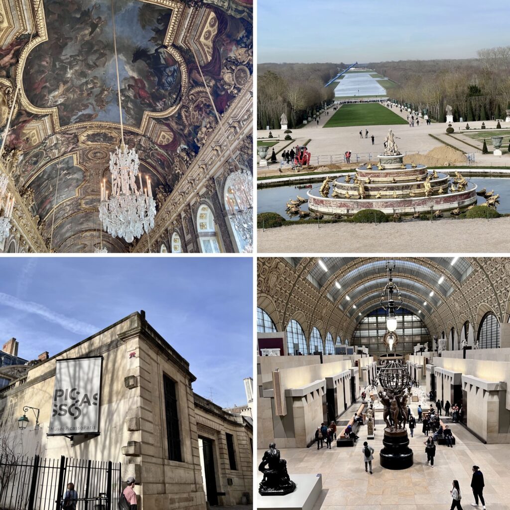 凡爾賽宮、畢卡索美術館、奧塞美術館