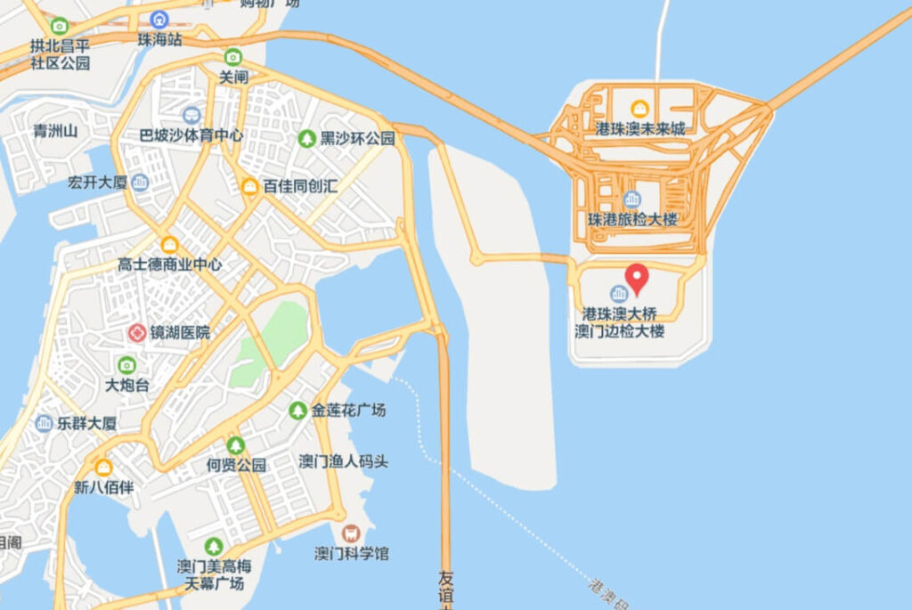 香港去澳門_澳門口岸位置