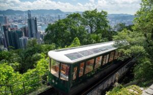 香港太平山頂纜車車票