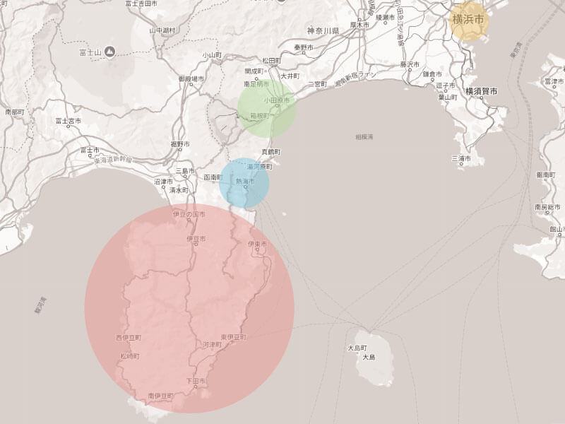 東京近郊景點位置