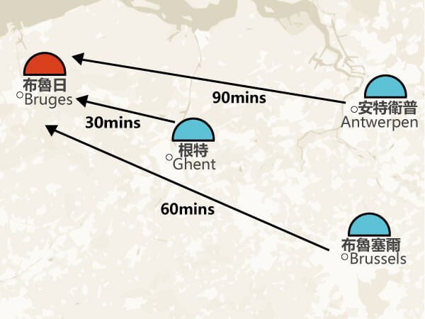 布魯日自由行_位置