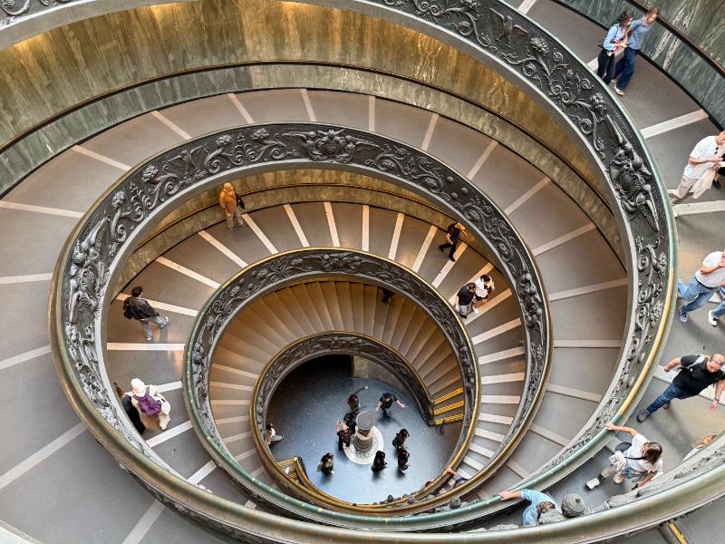 梵蒂岡博物館的螺旋樓梯