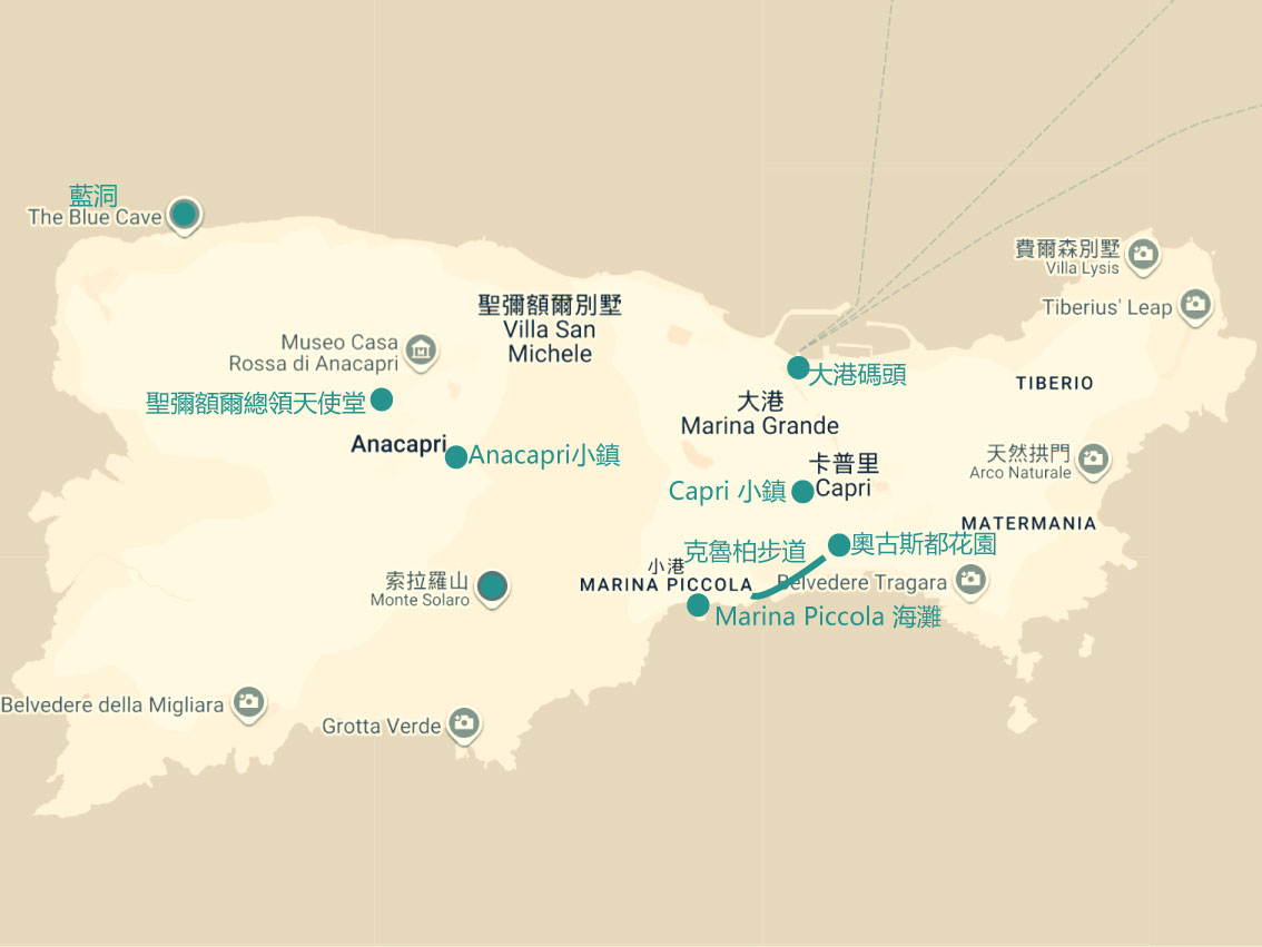 卡布里島一日遊_景點