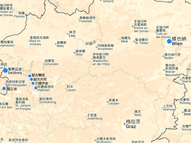 【2026奧地利景點】奧地利自由行6天行程規劃|交通主宿整理| Austria Travel 2 奧地利自由行_位置