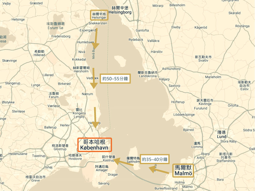 【2026丹麥景點】哥本哈根自由行2日行程規劃| Copenhagen Travel 2 哥本哈根自由行_交通位置